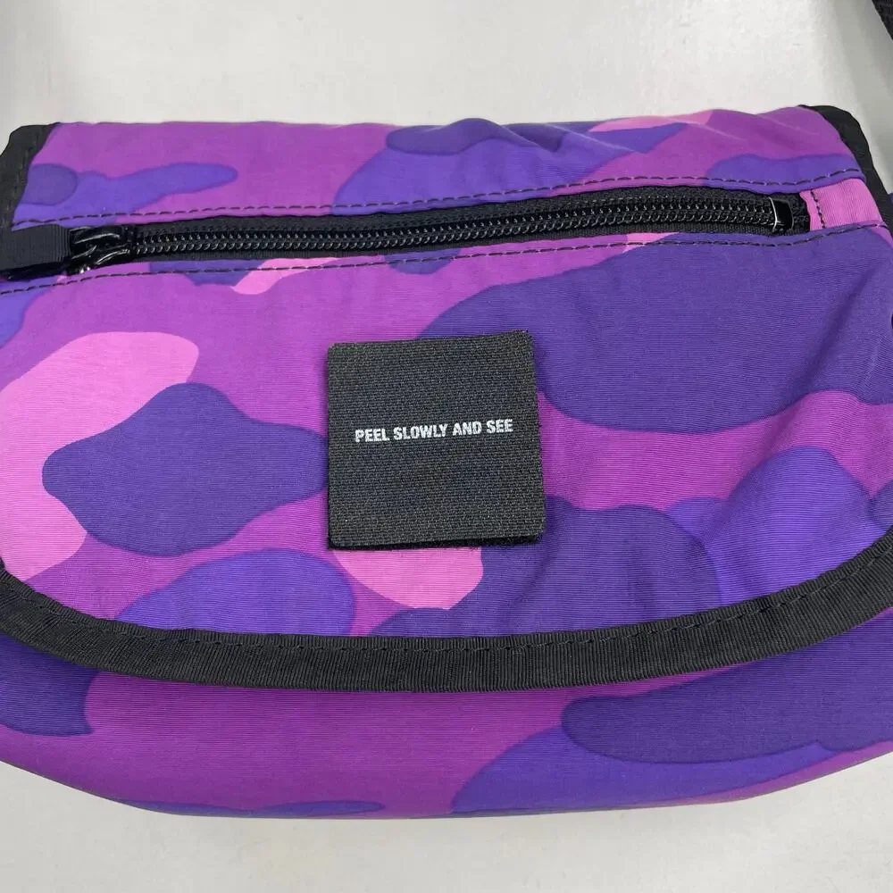 OG BAPE Purple Camo Shoulder Bag - Nigo Era